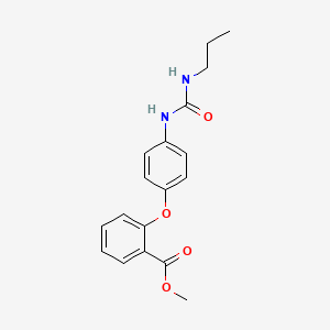 Methyl 2-(4-{[(propylamino)carbonyl]amino}phenoxy)benzenecarboxylate
