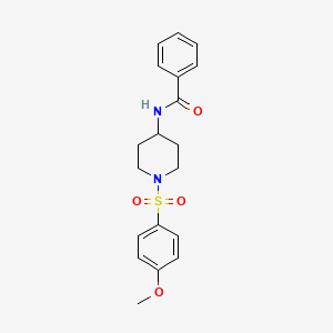 N-{1-[(4-methoxyphenyl)sulfonyl]-4-piperidinyl}benzenecarboxamide