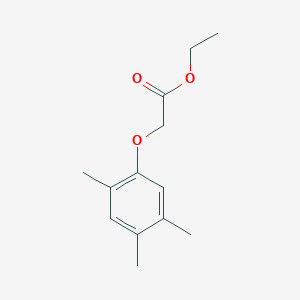 molecular formula C13H18O3 B2471500 Ethyl (2,4,5-trimethylphenoxy)acetate CAS No. 897544-72-8