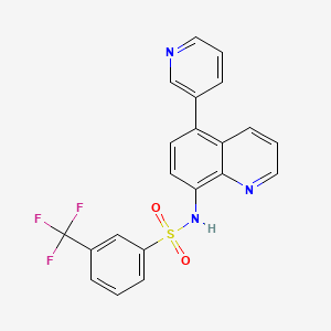 molecular formula C21H14F3N3O2S B2471683 Ubiquitination-IN-1 