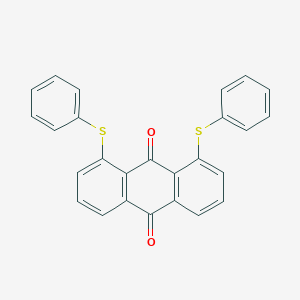 molecular formula C26H16O2S2 B024719 1,8-Di(phenylthio)anthraquinone CAS No. 106768-99-4