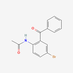 molecular formula C15H12BrNO2 B2471916 N-(2-benzoyl-4-bromophenyl)acetamide CAS No. 71787-43-4