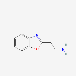 2-(4-Methyl-1,3-benzoxazol-2-yl)ethan-1-amine
