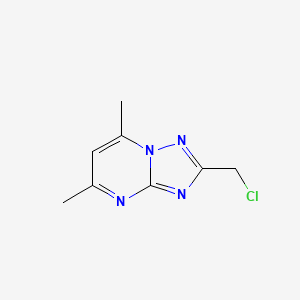 2-(Chloromethyl)-5,7-dimethyl[1,2,4]triazolo[1,5-a]pyrimidine