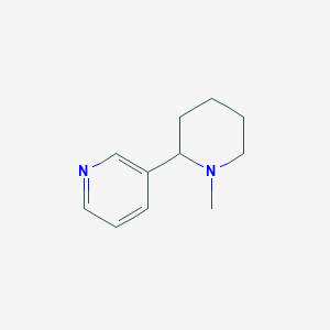 molecular formula C11H16N2 B024720 3-(1-methylpiperidin-2-yl)pyridine CAS No. 19730-04-2