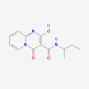 molecular formula C13H15N3O3 B2472053 N-(butan-2-yl)-2-hydroxy-4-oxo-4H-pyrido[1,2-a]pyrimidine-3-carboxamide CAS No. 886898-58-4