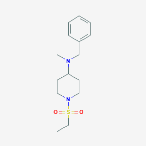 molecular formula C15H24N2O2S B247216 N-BENZYL-1-(ETHANESULFONYL)-N-METHYLPIPERIDIN-4-AMINE 