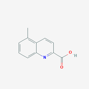 molecular formula C11H9NO2 B024722 5-Methylquinoline-2-carboxylic acid CAS No. 103856-59-3