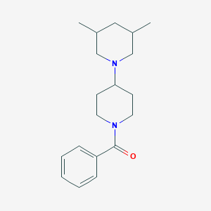 molecular formula C19H28N2O B247220 (3,5-dimethyl-1,4'-bipiperidin-1'-yl)(phenyl)methanone 