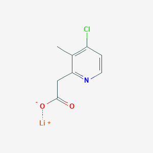 molecular formula C8H7ClLiNO2 B2472244 Lithium;2-(4-chloro-3-methylpyridin-2-yl)acetate CAS No. 2503202-85-3
