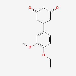 5-(4-Ethoxy-3-methoxyphenyl)cyclohexane-1,3-dione