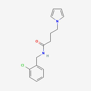 N-(2-chlorobenzyl)-4-(1H-pyrrol-1-yl)butanamide