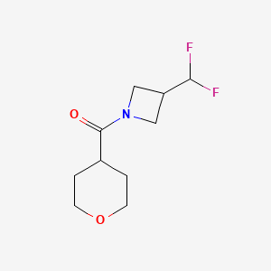(3-(difluoromethyl)azetidin-1-yl)(tetrahydro-2H-pyran-4-yl)methanone
