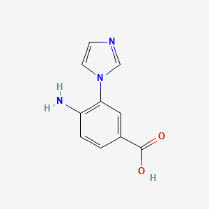 4-amino-3-(1H-imidazol-1-yl)benzoic acid