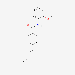 molecular formula C19H29NO2 B2472467 N-(2-methoxyphenyl)-4-pentylcyclohexane-1-carboxamide CAS No. 866137-28-2