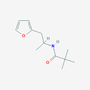 N-(1-(furan-2-yl)propan-2-yl)pivalamide