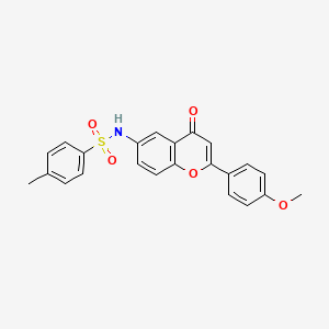 N-[2-(4-methoxyphenyl)-4-oxo-4H-chromen-6-yl]-4-methylbenzenesulfonamide