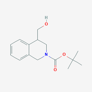 molecular formula C15H21NO3 B2472665 Tert-butyl 4-(hydroxymethyl)-3,4-dihydro-1H-isoquinoline-2-carboxylate CAS No. 2375274-28-3