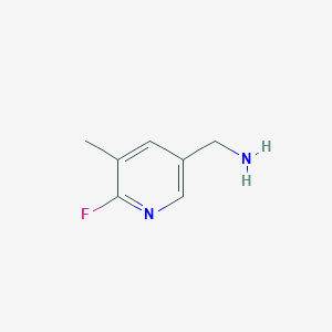 molecular formula C7H9FN2 B2472672 (6-Fluoro-5-methylpyridin-3-yl)methanamine CAS No. 1393532-95-0