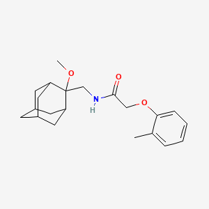 molecular formula C21H29NO3 B2472761 N-[(2-methoxyadamantan-2-yl)methyl]-2-(2-methylphenoxy)acetamide CAS No. 1797695-03-4