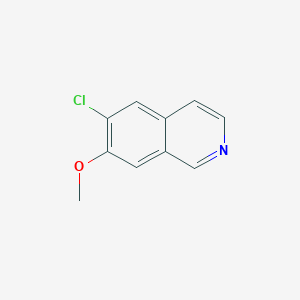 molecular formula C10H8ClNO B2472791 6-Chloro-7-methoxyisoquinoline CAS No. 1187791-51-0