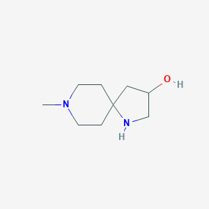 8-Methyl-1,8-diazaspiro[4.5]decan-3-ol