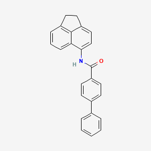 N-(1,2-dihydroacenaphthylen-5-yl)-[1,1'-biphenyl]-4-carboxamide
