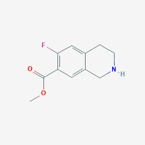 Methyl 6-fluoro-1,2,3,4-tetrahydroisoquinoline-7-carboxylate
