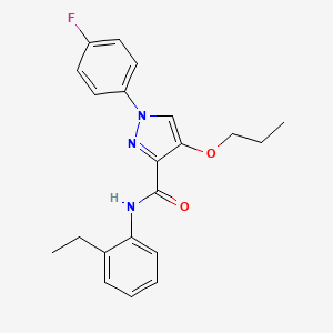N-(2-ethylphenyl)-1-(4-fluorophenyl)-4-propoxy-1H-pyrazole-3-carboxamide
