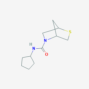 N-cyclopentyl-2-thia-5-azabicyclo[2.2.1]heptane-5-carboxamide