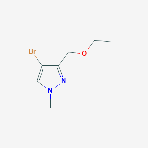 4-bromo-3-(ethoxymethyl)-1-methyl-1H-pyrazole