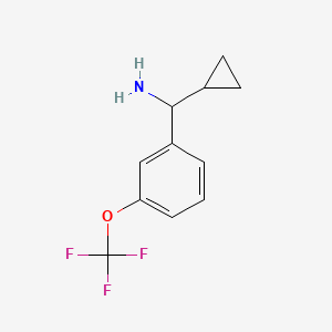 Cyclopropyl[3-(trifluoromethoxy)phenyl]methanamine