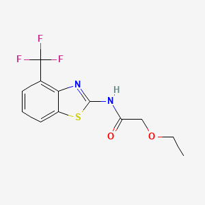 2-ethoxy-N-(4-(trifluoromethyl)benzo[d]thiazol-2-yl)acetamide