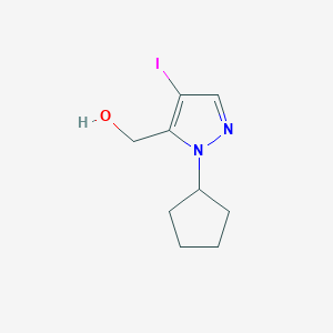 (1-Cyclopentyl-4-iodo-1H-pyrazol-5-yl)methanol