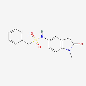 N-(1-methyl-2-oxoindolin-5-yl)-1-phenylmethanesulfonamide