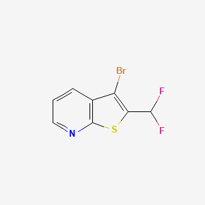 3-Bromo-2-(difluoromethyl)thieno[2,3-b]pyridine