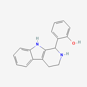 2-(2,3,4,9-tetrahydro-1H-beta-carbolin-1-yl)phenol
