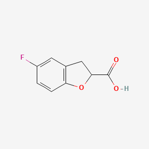 5-Fluoro-2,3-dihydrobenzofuran-2-carboxylic acid