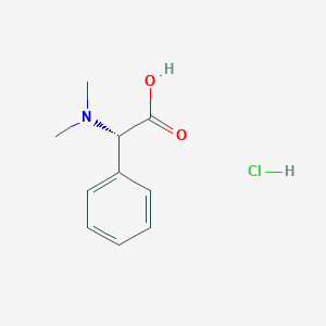 (S)-alpha-(Dimethylamino)benzeneacetic acid HCl