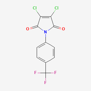 3,4-Dichloro-1-[4-(trifluoromethyl)phenyl]pyrrole-2,5-dione