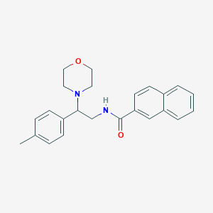 N-(2-morpholino-2-(p-tolyl)ethyl)-2-naphthamide