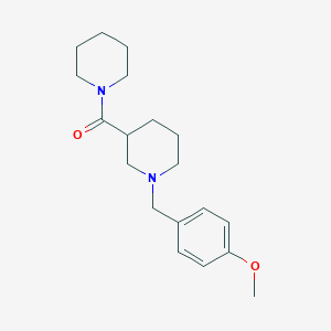 molecular formula C19H28N2O2 B247335 [1-(4-Methoxybenzyl)piperidin-3-yl](piperidin-1-yl)methanone 