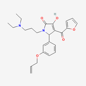 5-(3-(allyloxy)phenyl)-1-(3-(diethylamino)propyl)-4-(furan-2-carbonyl)-3-hydroxy-1H-pyrrol-2(5H)-one