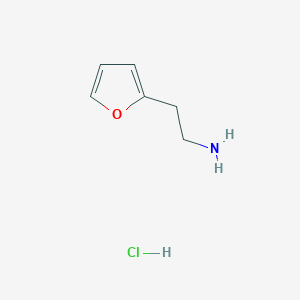 molecular formula C6H10ClNO B2473414 2-(2-Furyl)ethanamine hydrochloride CAS No. 86423-58-7