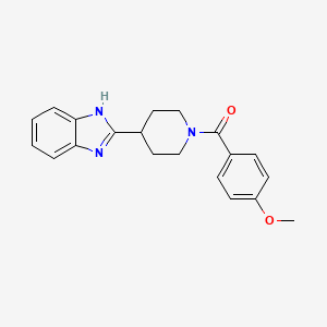 [4-(1H-benzimidazol-2-yl)piperidin-1-yl]-(4-methoxyphenyl)methanone