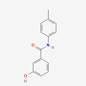 3-hydroxy-N-(4-methylphenyl)benzamide