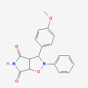 3-(4-Methoxy-phenyl)-2-phenyl-tetrahydro-pyrrolo[3,4-d]isoxazole-4,6-dione