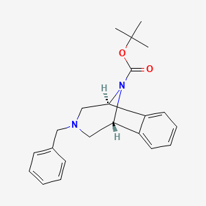 Tert-butyl (1R,8S)-10-benzyl-10,12-diazatricyclo[6.3.1.02,7]dodeca-2,4,6-triene-12-carboxylate