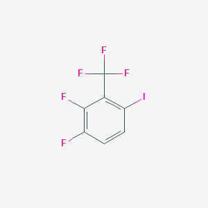 molecular formula C7H2F5I B2473504 2,3-Difluoro-6-iodobenzotrifluoride CAS No. 1934488-27-3