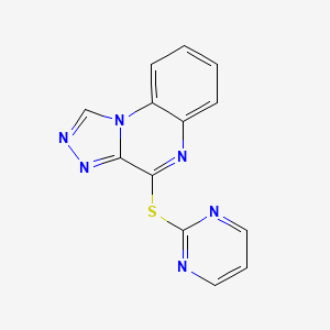 2-Pyrimidinyl [1,2,4]triazolo[4,3-a]quinoxalin-4-yl sulfide